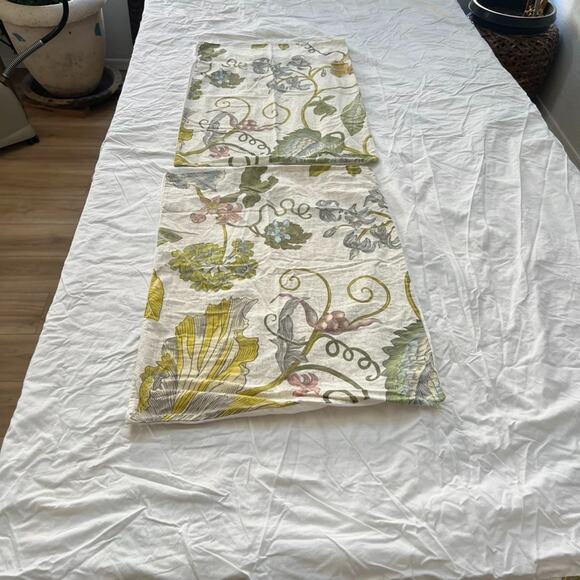 Threshold Duvet Cover Full Queen and 2 Pillow Cases Botanical Floral 100% Cotton - Picture 6 of 13